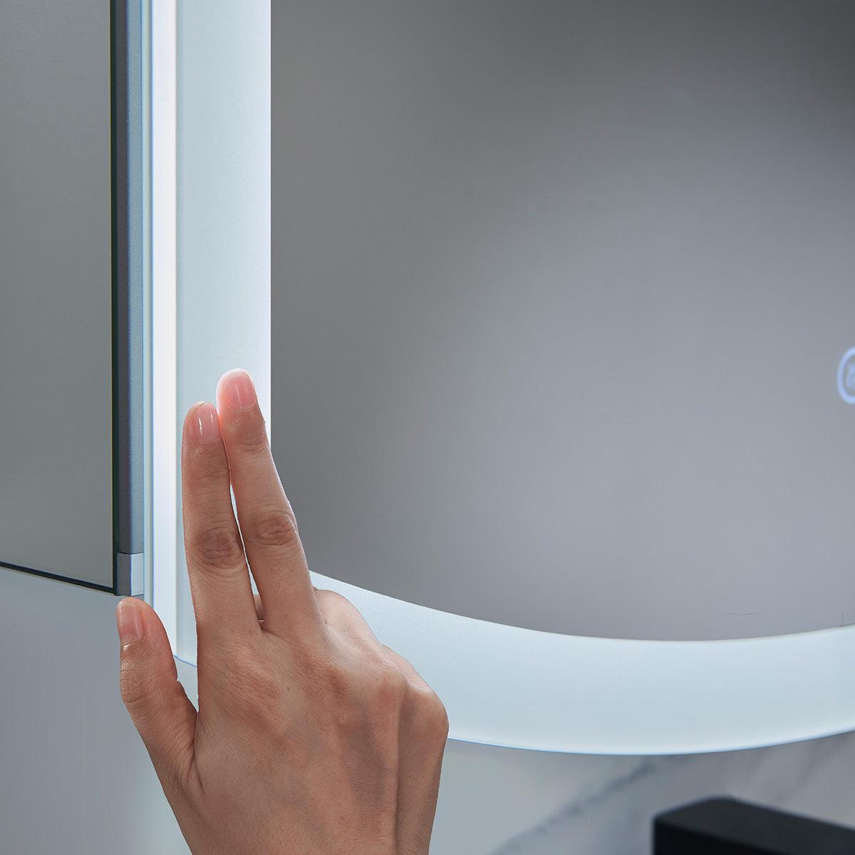 Blossom Castor 24″ LED Medicine Cabinet - touch