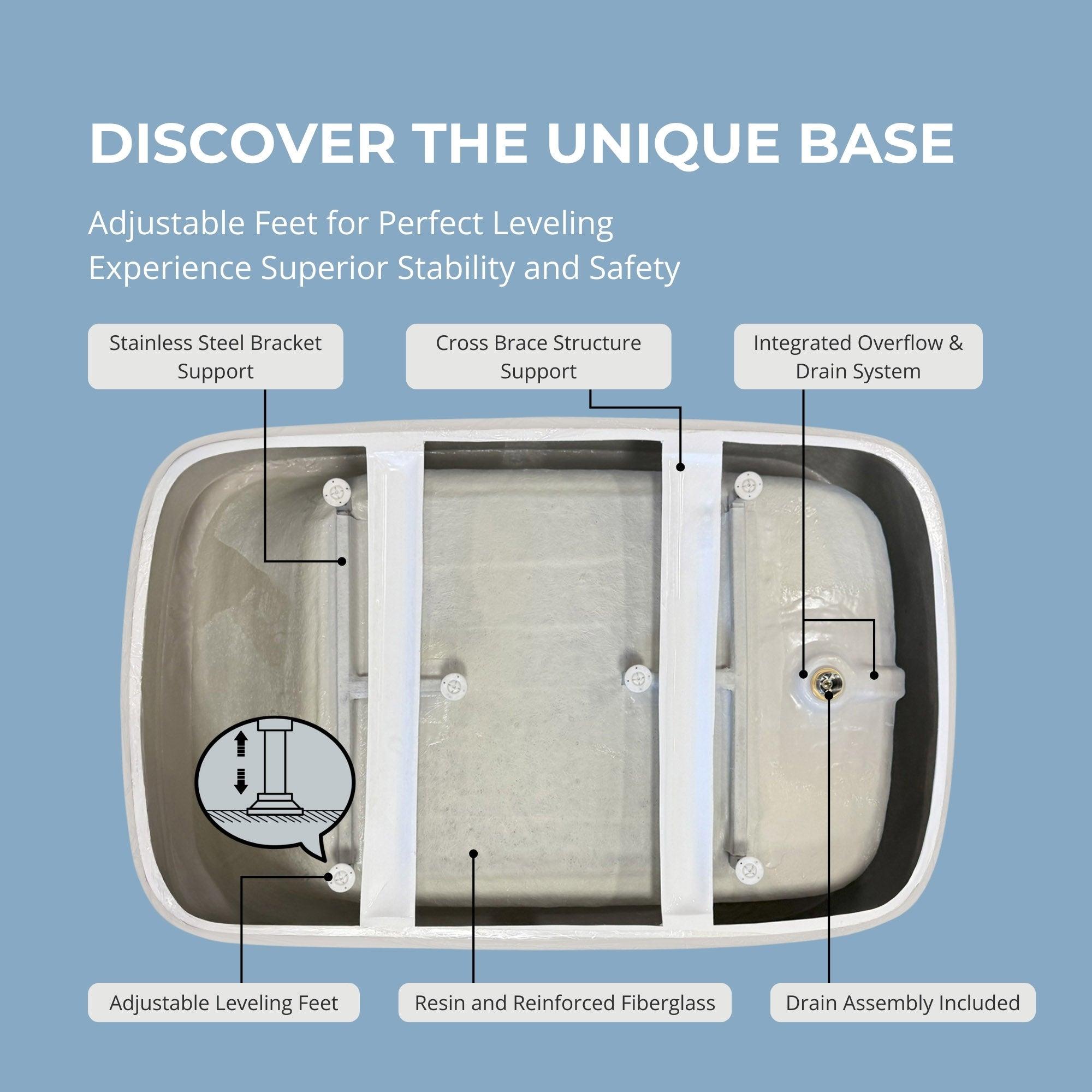 Freestanding Acrylic Bathtub - Base