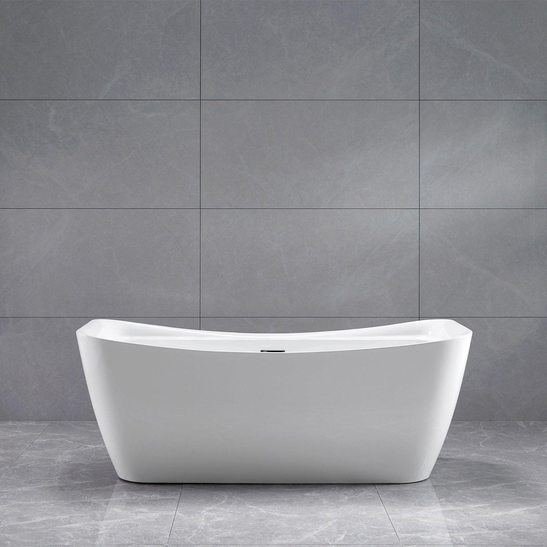 Modern Freestanding Acrylic Bathtub - Bathtub