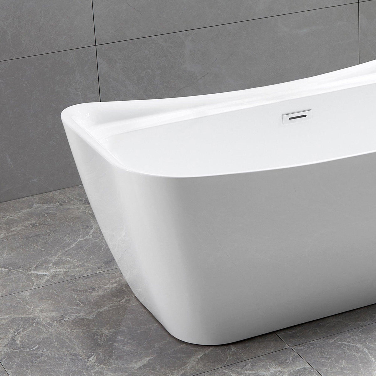Modern Freestanding Acrylic Bathtub - 2