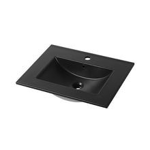 Load image into Gallery viewer, Black Ceramic Basin 24&quot;