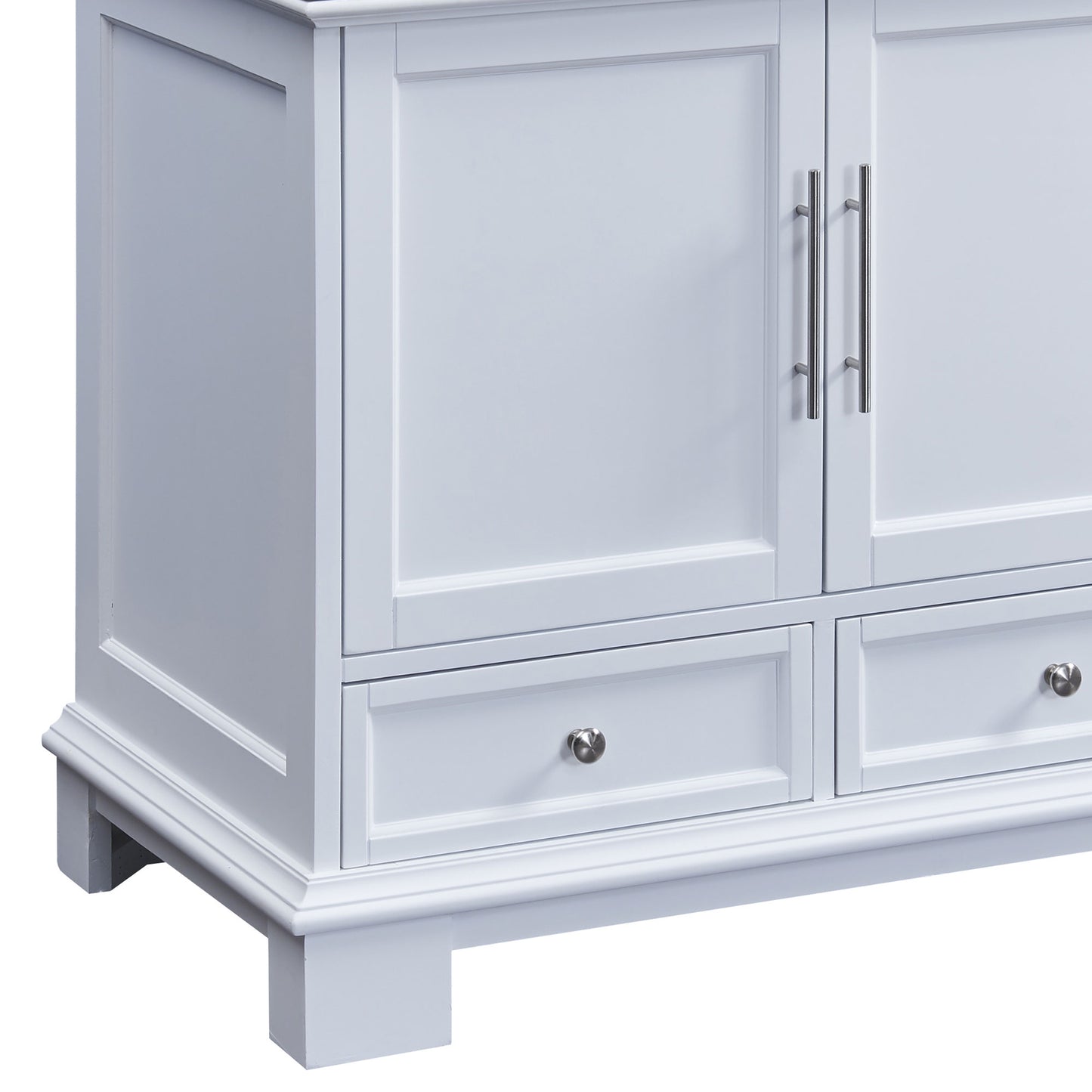 Silkroad Exclusive  36-inch Single Sink Bathroom Vanity Cabinet, Top and Sink not included