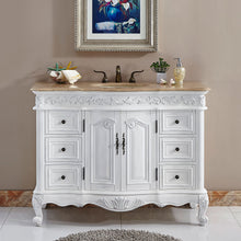 Load image into Gallery viewer, 48-inch Travertine Top Single Sink Bathroom Vanity - HYP-0152-T-UIC-48