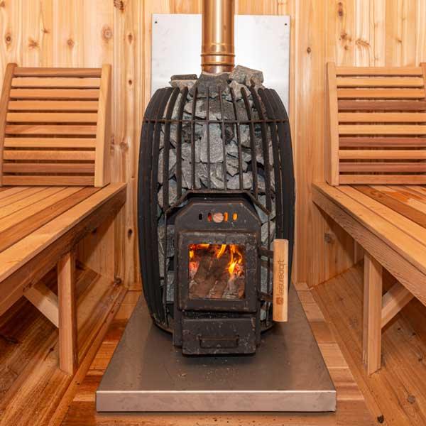 Dundalk LeisureCraft Tranquility MP Barrel Sauna CTC2345MPW