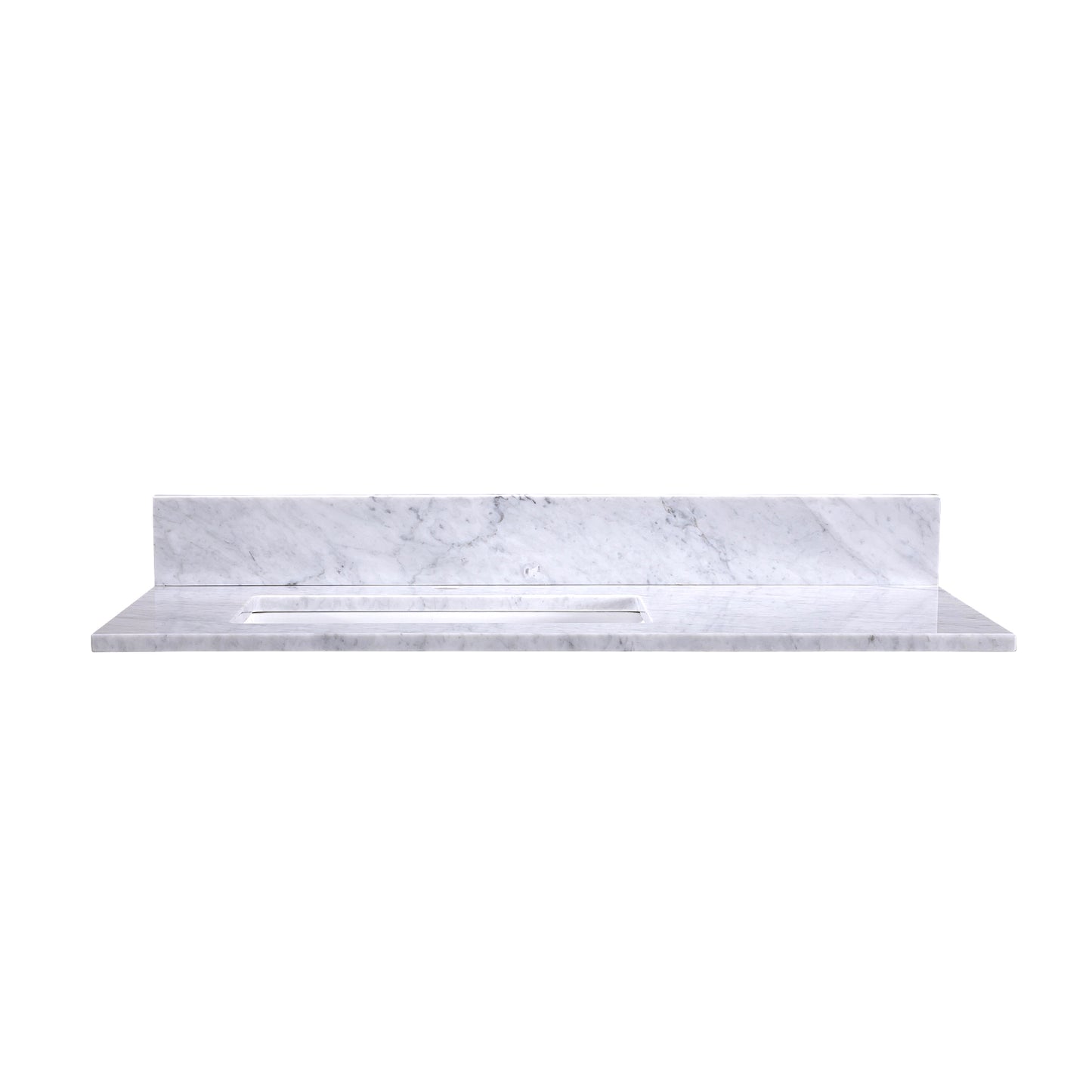 36" Marble Vanity Top Left Rectangular Sink - Single Faucet T36L04