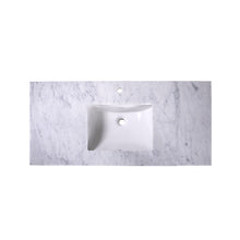 Load image into Gallery viewer, 48&quot; Single Hole Carrara Marble Vanity Top with Rectangle Sink  T48C04