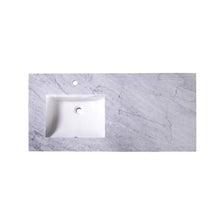 Load image into Gallery viewer, 48-Inch Carrara Marble Vanity with Left Sink - Modern Undermount - T48L04