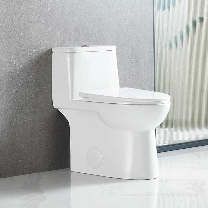 Blossom T9 03 Sleek One-Piece Toilet with Dual-Mode Flushing, side