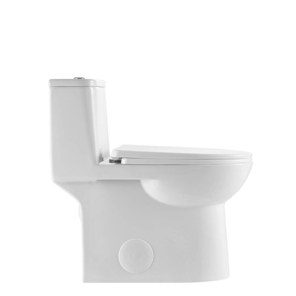 Blossom T9 03 Sleek One-Piece Toilet with Dual-Mode Flushing, side