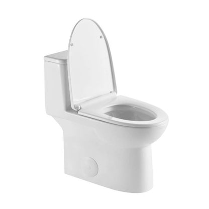 Blossom T9 03 Sleek One-Piece Toilet with Dual-Mode Flushing, side open