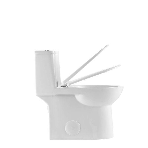 Blossom T9 03 Sleek One-Piece Toilet with Dual-Mode Flushing, side1