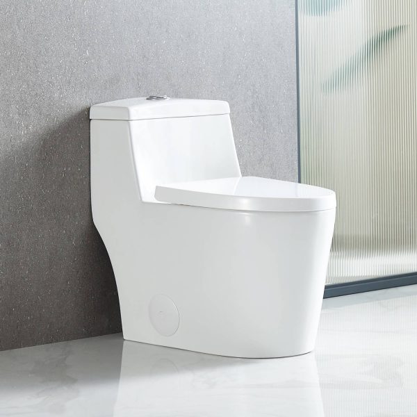 Blossom T9 05 One-Piece Toilet with Dual Cyclone Flush, side closed