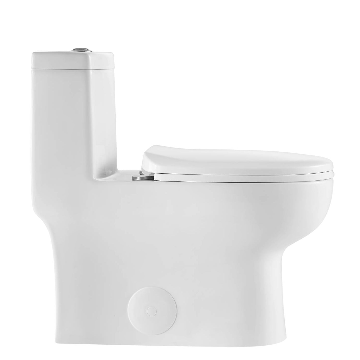 One-Piece Toilet – Dual Flush, Self-Cleaning, and Easy Installation - T9 01, closed