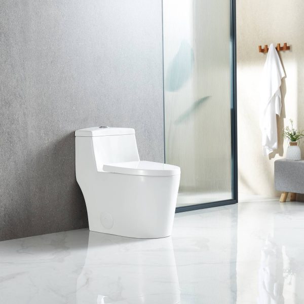 Blossom T9 05 One-Piece Toilet with Dual Cyclone Flush, side close