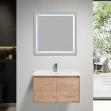 Load image into Gallery viewer, Blossom Bern 32″ Vanity with Ceramic Basin - Eco-Friendly Minimalism in Classic Oak, front