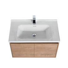 Load image into Gallery viewer, Blossom Bern 32″ Vanity with Ceramic Basin - Eco-Friendly Minimalism in Classic Oak, up