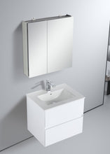 Load image into Gallery viewer, Blossom Assisi 24&quot; White Vanity - Eco-Friendly Minimalism with Soft-Closing Drawers, Ceramic Basin, side