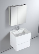 Load image into Gallery viewer, Blossom Assisi 24&quot; White Vanity - Eco-Friendly Minimalism with Soft-Closing Drawers, Acrylic Basin, up