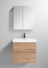 Load image into Gallery viewer,  Blossom Assisi 24&quot; Classic Oak Vanity - Eco-Friendly Minimalism with Soft-Closing Drawers, Acrylic Basin,   front