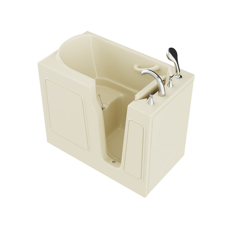 26 in. x 46 in. Right Drain Quick Fill Walk-In Soaking Tub in Biscuit — primary view