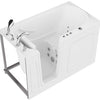 32 in. x 60 in. Left Drain Quick Fill Walk-In Whirlpool Tub with Powered Fast Drain in White
