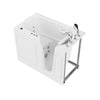 Coupe Series 29 in. x 52 in. Right Drain Quick Fill Walk-In Whirlpool Tub with Powered Fast Drain in White