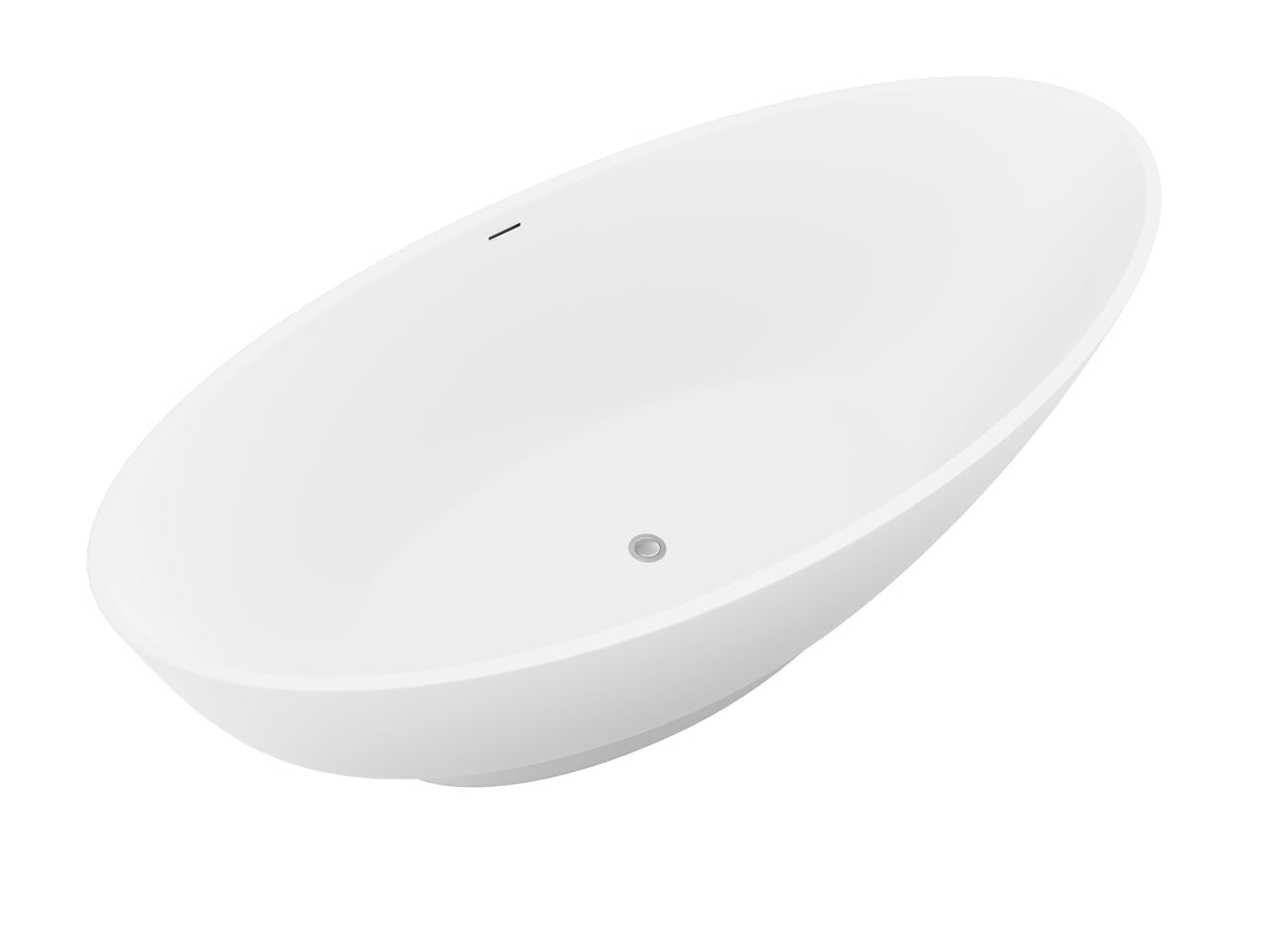 FT-AZ508 freestanding bathtub - front angled view