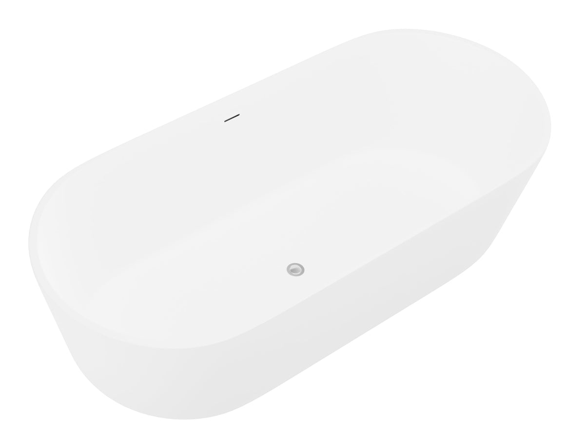 FT-AZ511 freestanding bathtub - front angled view