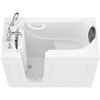 53 - 60 in. x 26 in. Left Drain Soaking Walk-in Tub in White