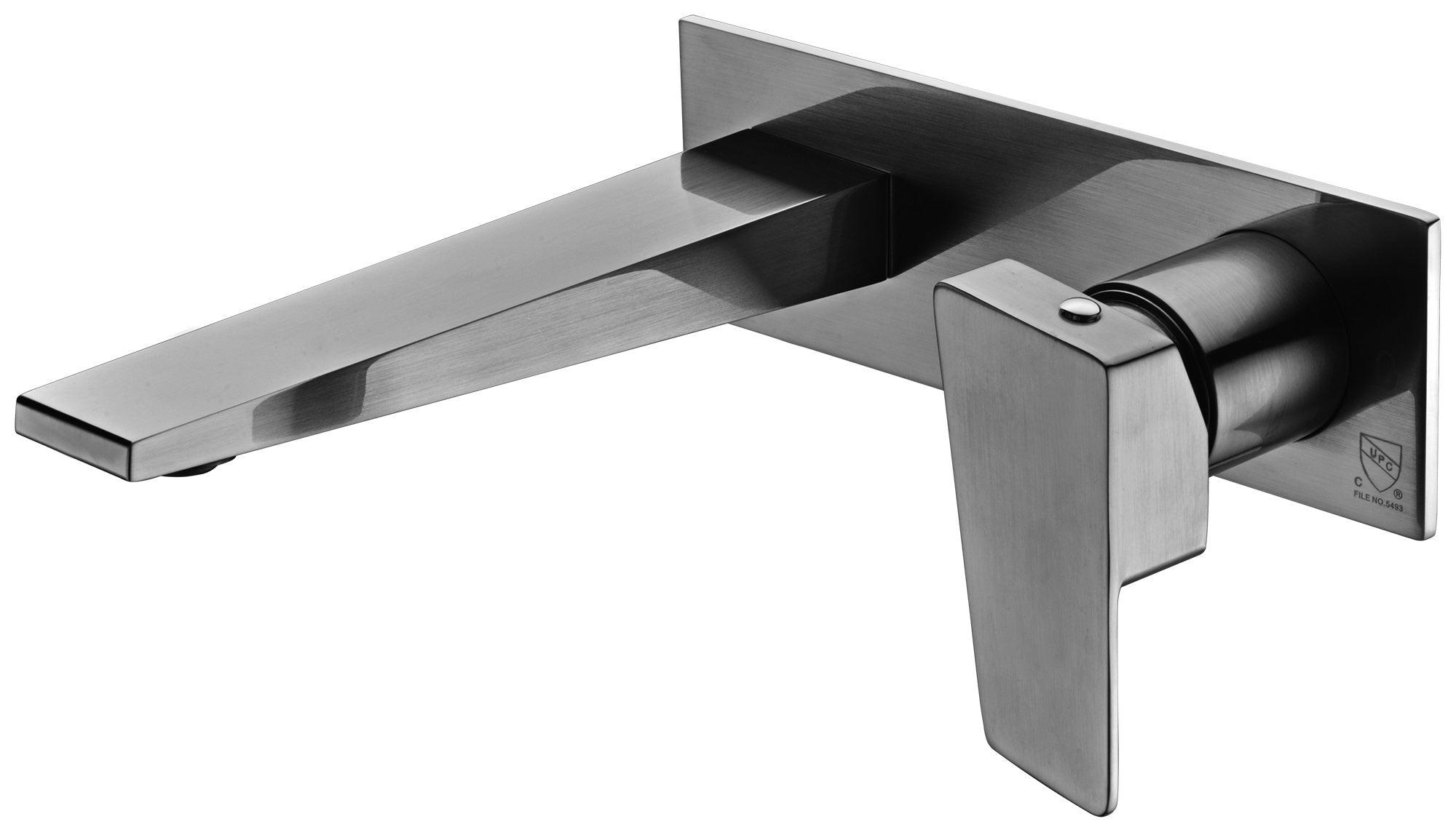 ALFI brand AB1472-BN Brushed Nickel Wall Mounted Bathroom Faucet