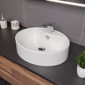 ALFI brand AB1470-PC Polished Chrome Modern Single Hole Bathroom Faucet