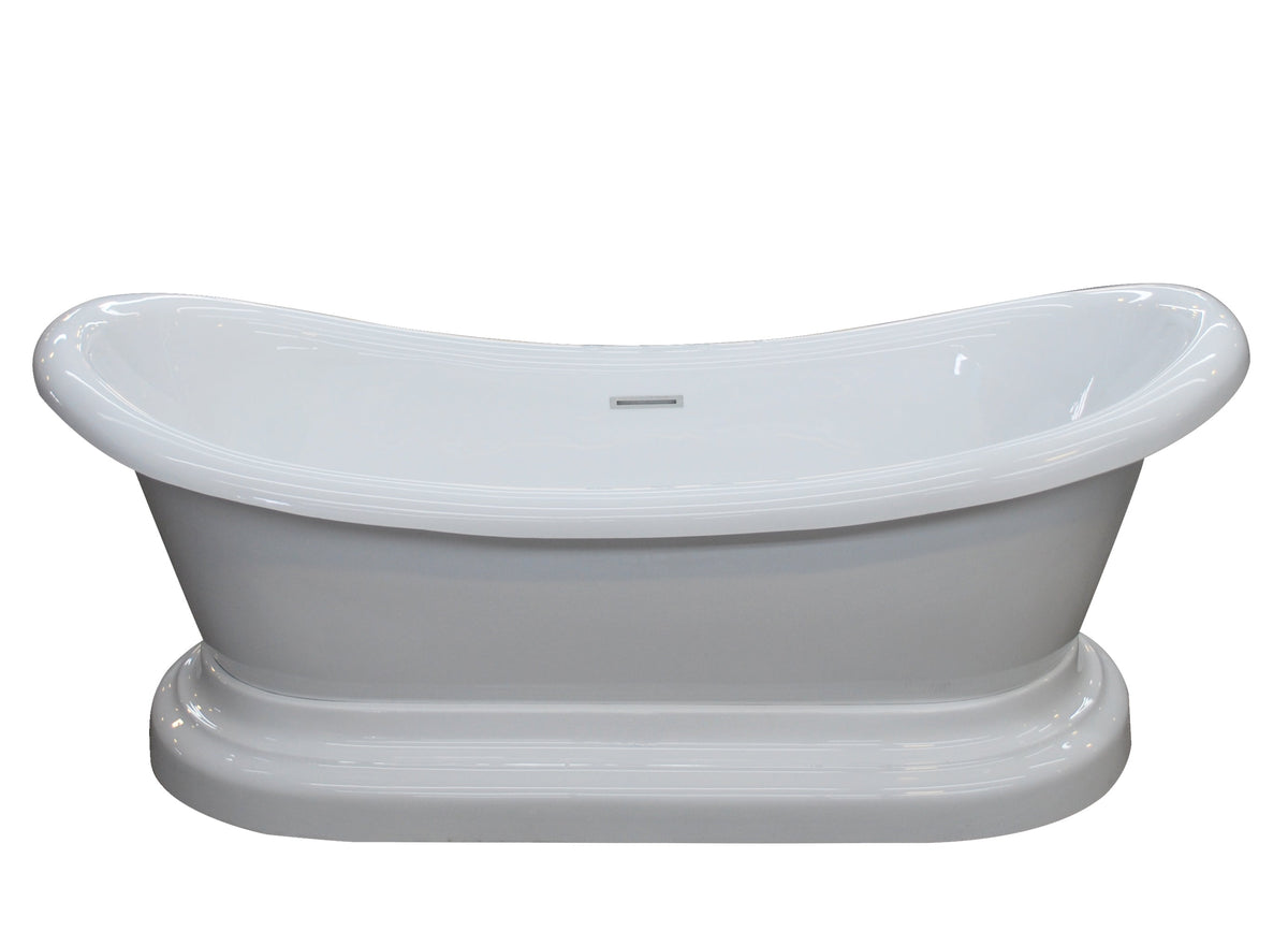 FT-AZ113 freestanding bathtub - side view