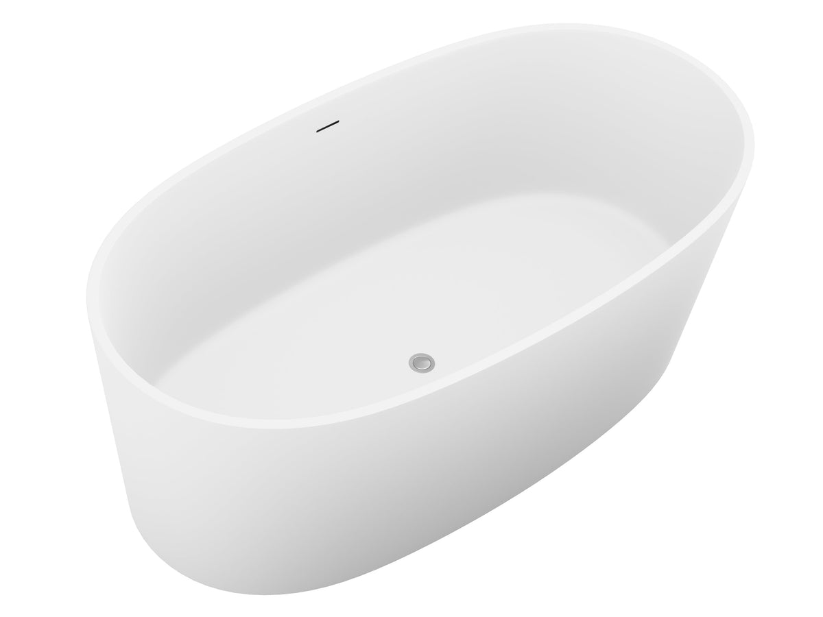 FT-AZ505 freestanding bathtub - front angled view