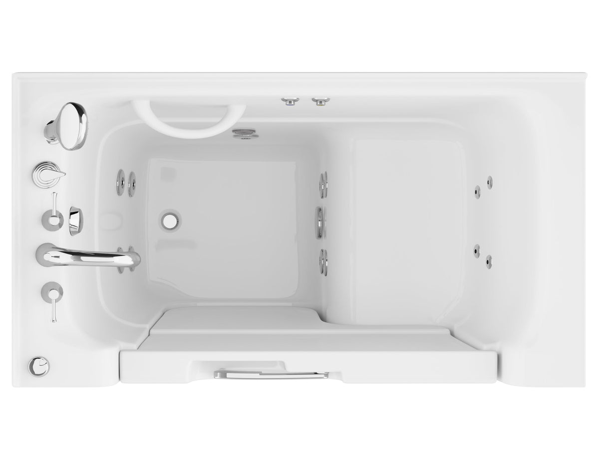 AZ2953WCALWH walk-in tub - top view