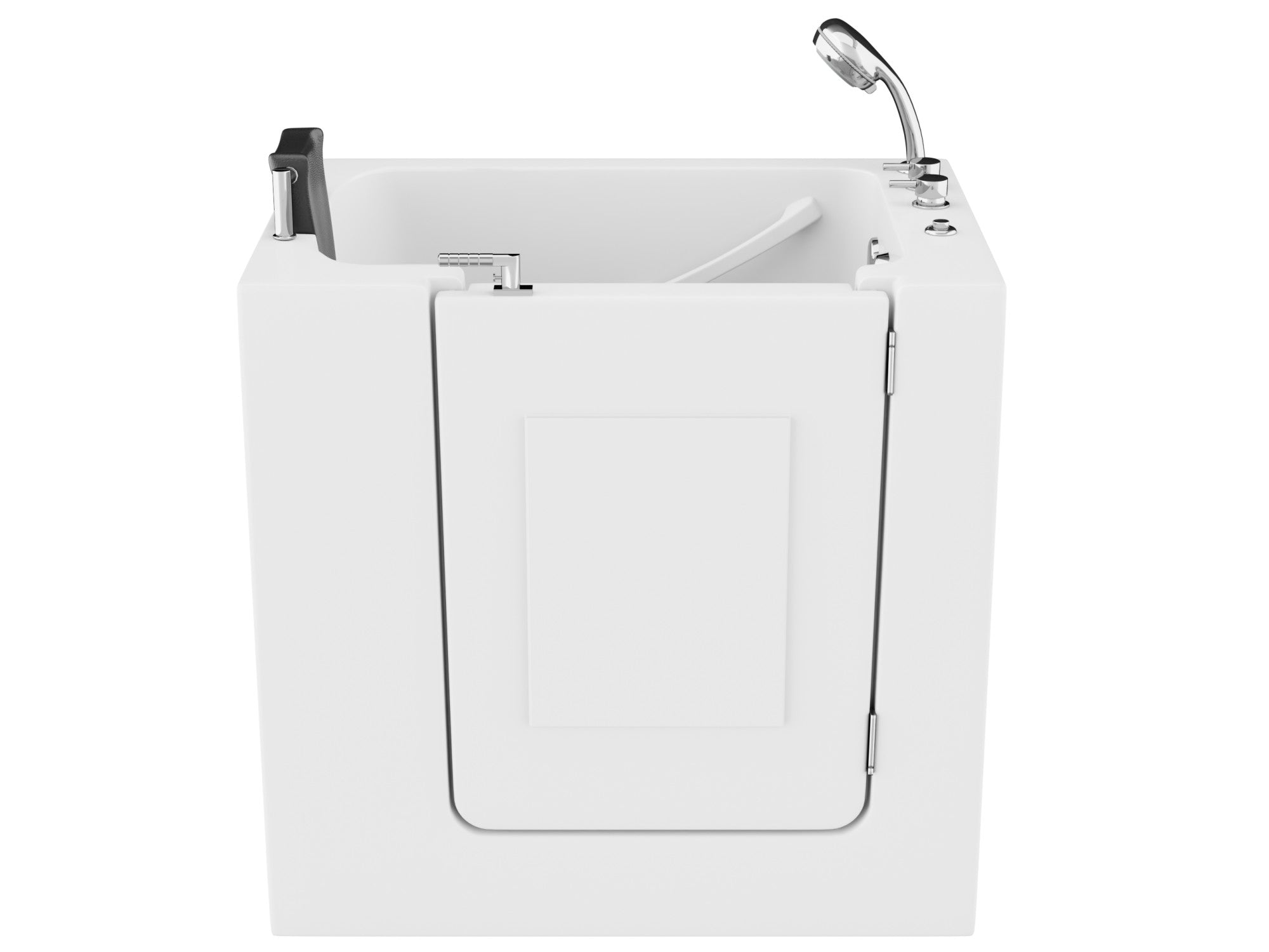 AZ2739RWA walk-in tub - closed-door front view