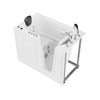 Coupe Series 29 in. x 52 in. Right Drain Quick Fill Walk-In Whirlpool and Air Tub with Powered Fast Drain in White