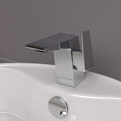 ALFI brand AB1470-PC Polished Chrome Modern Single Hole Bathroom Faucet