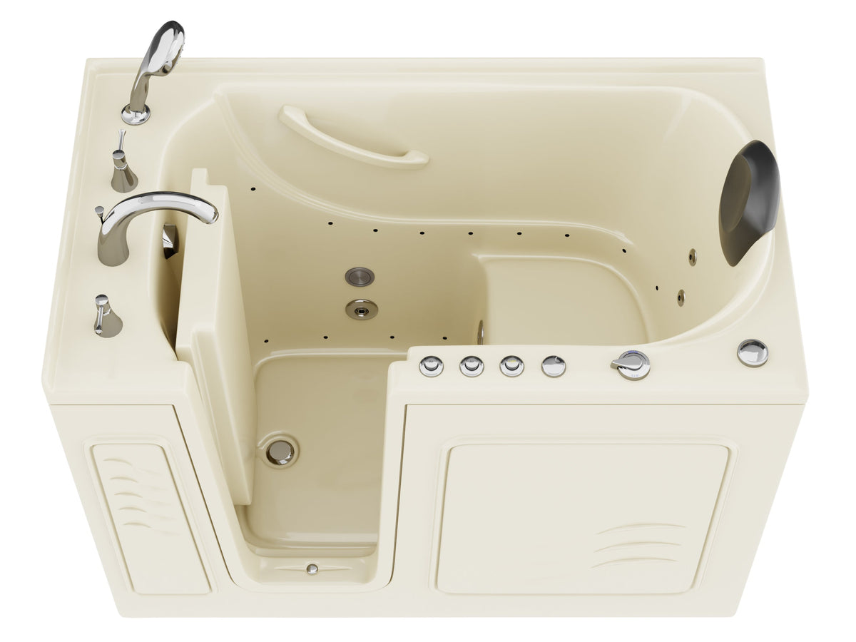 AZ3053LBD walk-in tub - open-door angled view