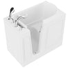 26 in. x 46 in. Left Drain Quick Fill Walk-In Soaking Tub in White