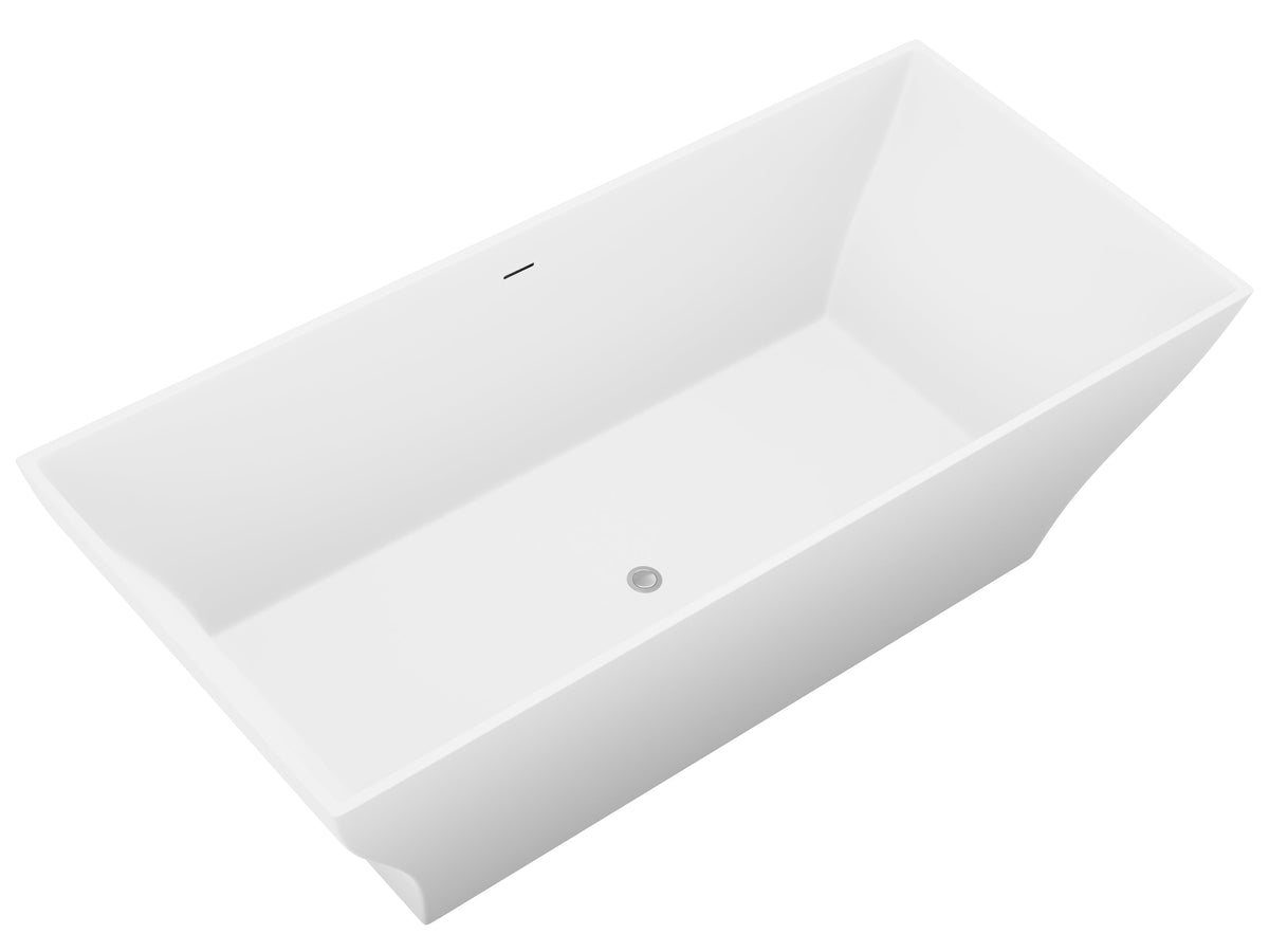 FT-AZ509 freestanding bathtub - front angled view