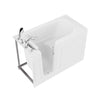 30 in. x 60 in. Left Drain Quick Fill Walk-In Soaking Tub in White