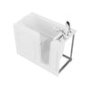 26 in. x 53 in. Right Drain Quick Fill Walk-In Soaking Tub in White