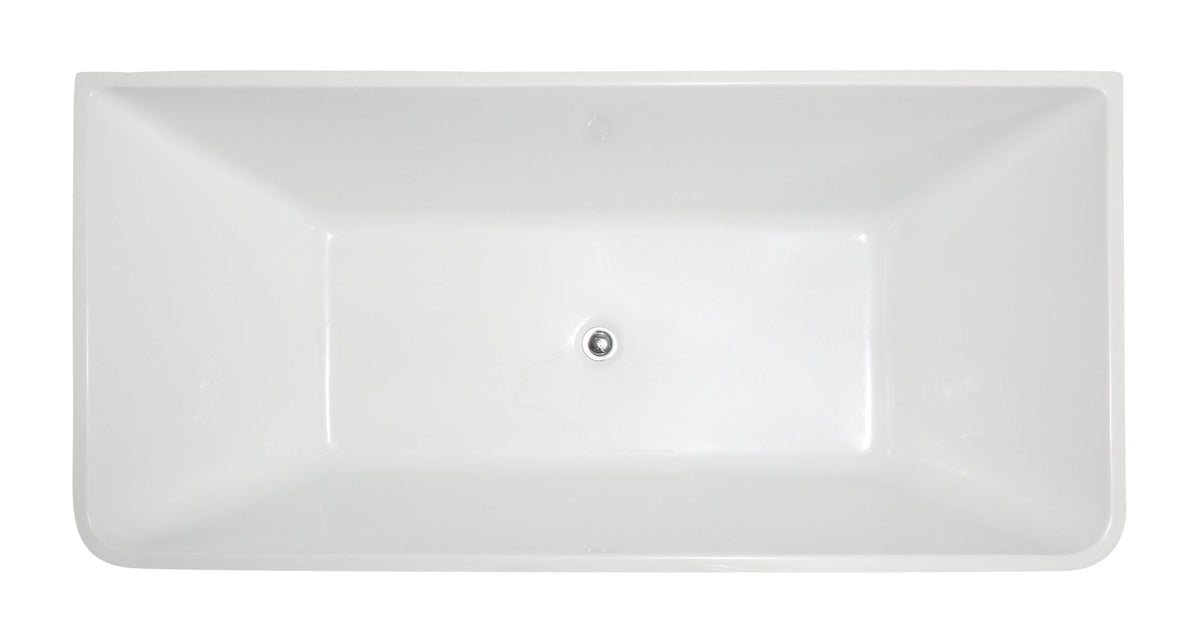FT-AZ099 freestanding bathtub - top view