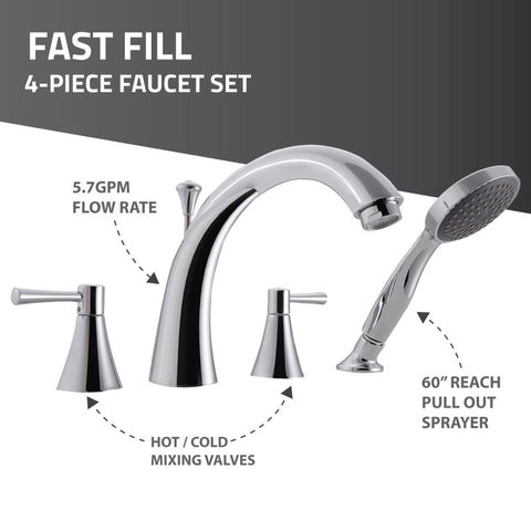 30 in. x 60 in. Left Drain Wheelchair Access Walk-In Whirlpool and Air Tub with Powered Fast Drain in White