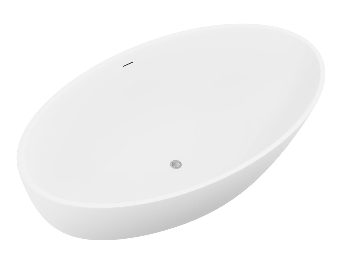 FT-AZ510 freestanding bathtub - front angled view