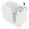26 in. x 46 in. Right Drain Quick Fill Walk-In Soaking Tub in White