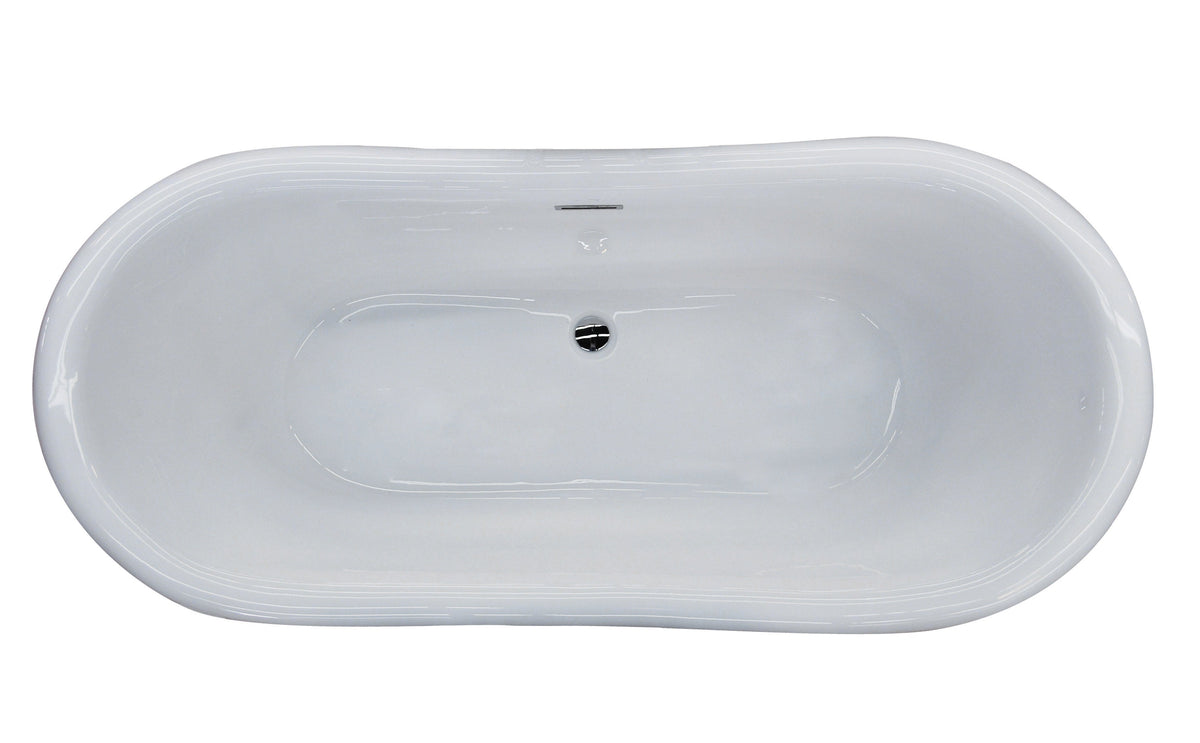 FT-AZ113 freestanding bathtub - top view
