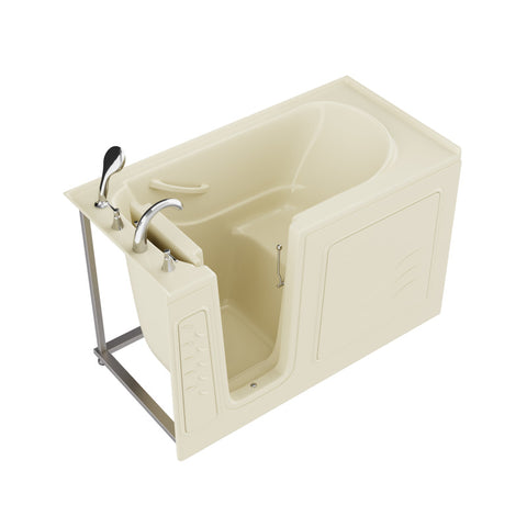 Coupe Series 30 in. x 60 in. Left Drain Quick Fill Walk-In Soaking Tub in Biscuit