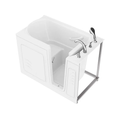 30" x 53" Quick Fill Walk-In Soaking Tub with Left/Right Drain, White