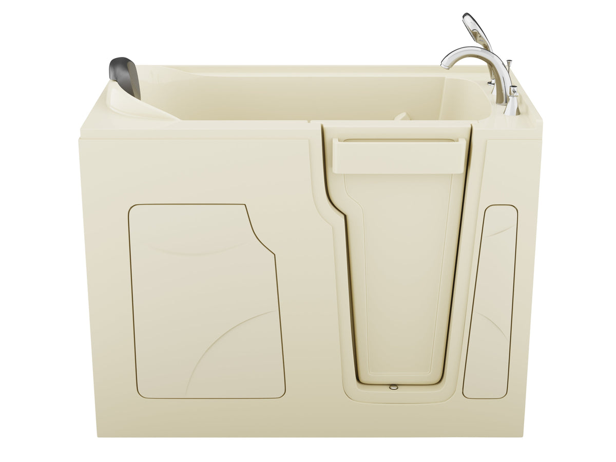AZ2853RBS-CP walk-in tub - closed-door angled view
